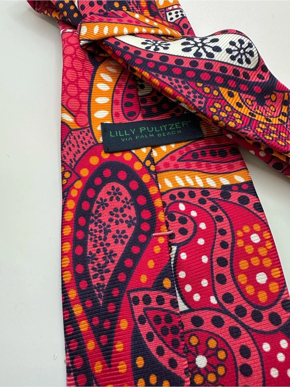Lilly Pulitzer Vintage Paisley Tie